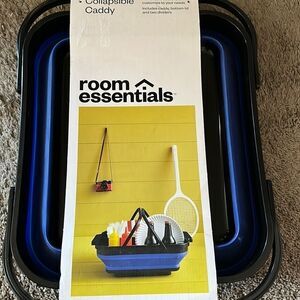 Room Essentials Collapsible Caddy Blue Dolphin